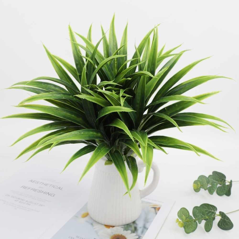 Spider Plant Hanging - 실감나는 42cm 인조 난초 잎 DIY