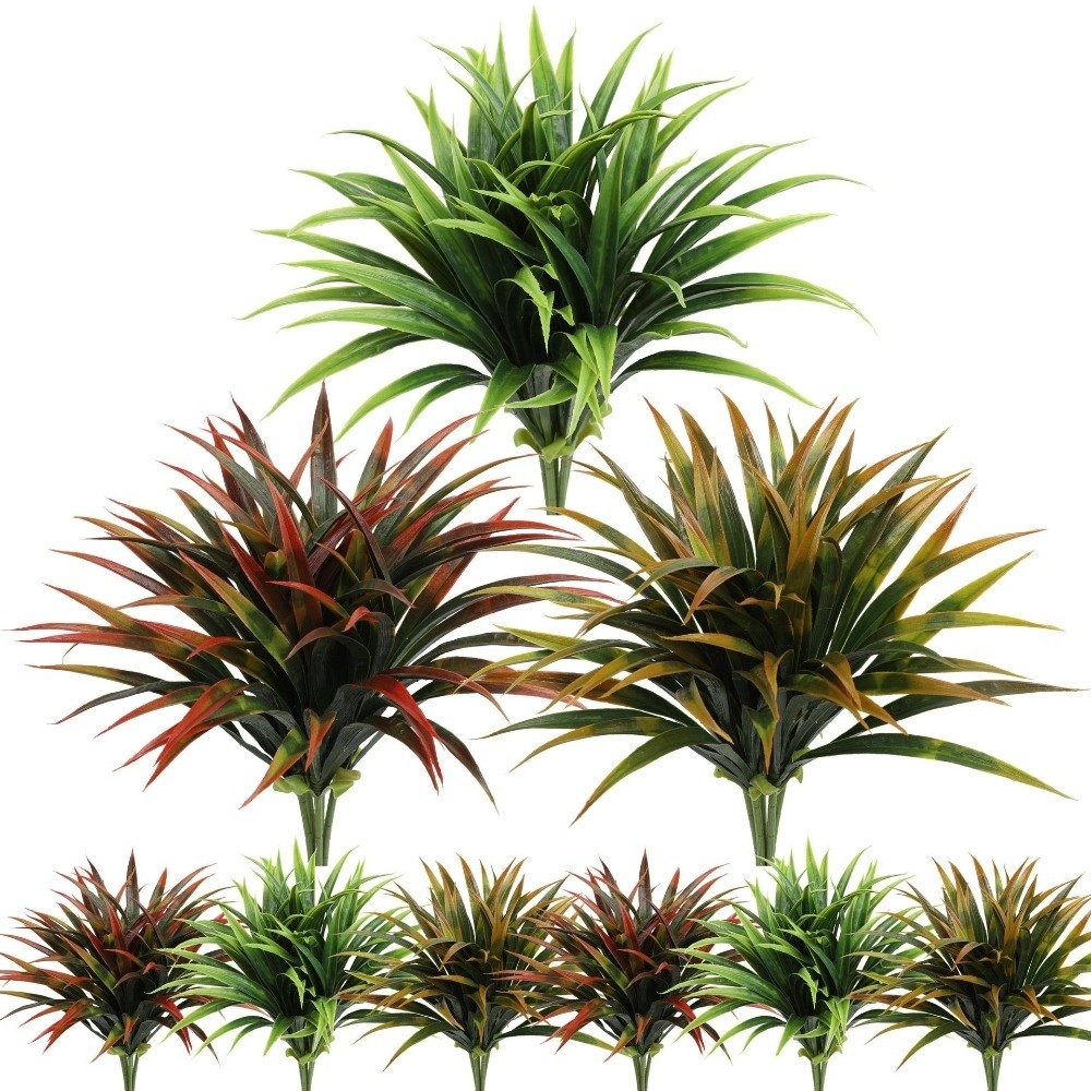 실감나는 42cm 인조 난초 잎 DIY 플라스틱 인조  - Spider Plant Hanging 리뷰 및 가격