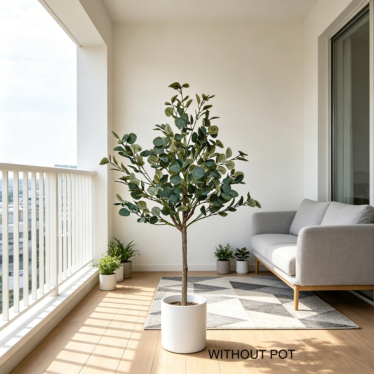 140cm 인조 유칼립투스 식물, UV 저항성 인조 식 - Ficus Lyrata Tree 리뷰 및 가격