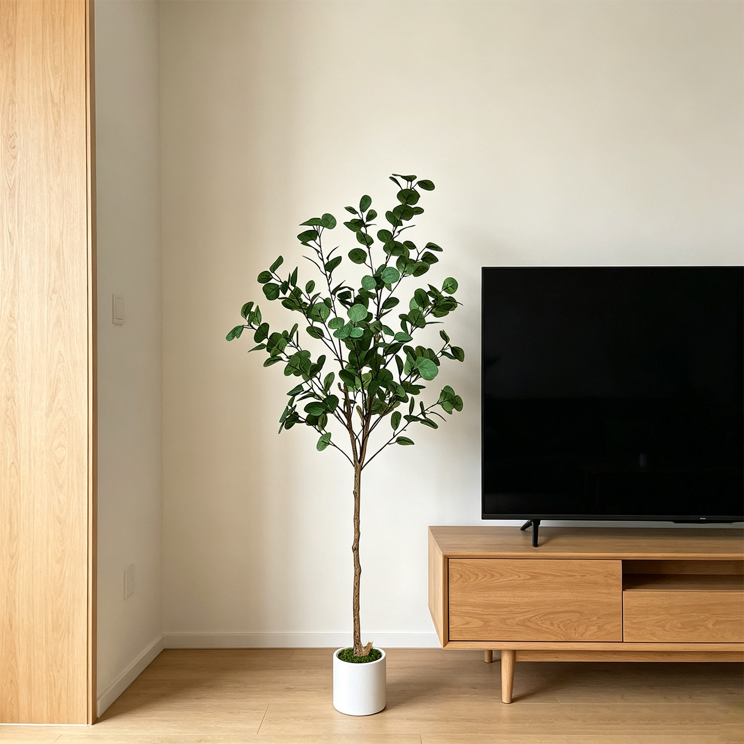 120-155Cm/5.1Ft 인공 유칼립투스 나무, 가 - Ficus Lyrata Tree 리뷰 및 가격